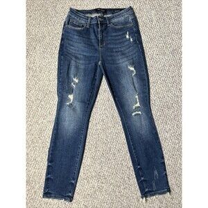 Judy Blue Jeans Women’s Size 7/28 Relaxed Fit Distressed Stretch Denim